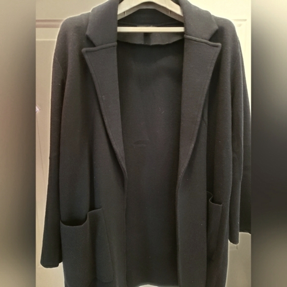 J. Crew Jackets & Blazers - J.Crew Navy Sweater Blazer